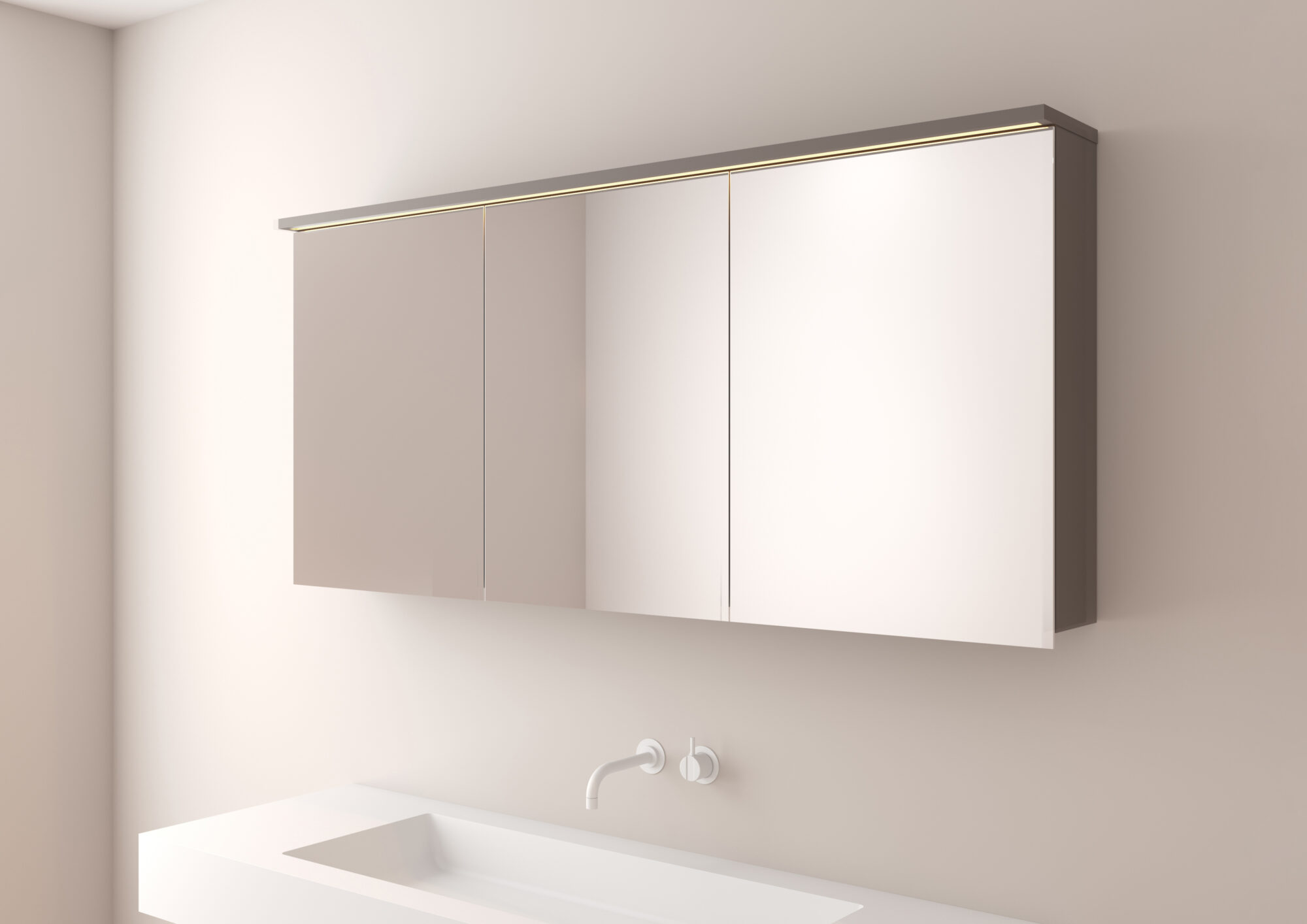 Serien Spiegelschrank MIRR 2 mit 3 Türen